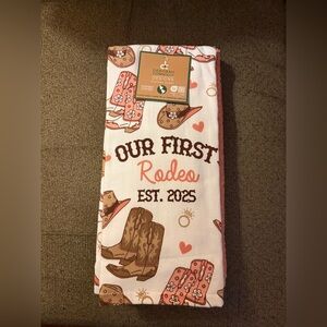 Just Married dish towels